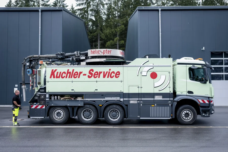 Hochdruckreinigung für Abscheider